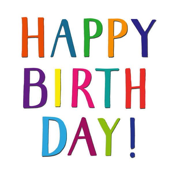 Grußkarte S Happy Birthday Grußkarte S Happy Birthday