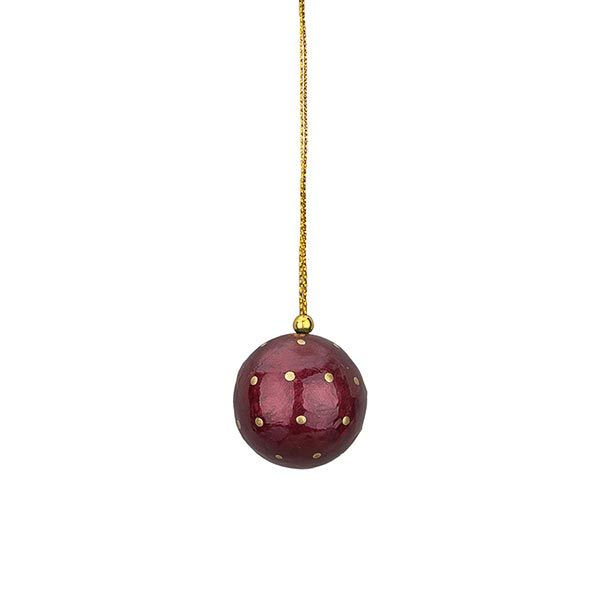 Deko Kugel 3cm berry, Capiz, Stückpreis