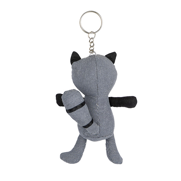 Schlüsselanhänger Waschbär EMILIO, Baumwolle / CONTIGO Fairtrade Onlineshop
