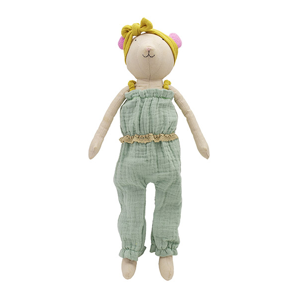 PettiePet Jumpsuit mit Stirnband, salbei / CONTIGO Fairtrade Onlineshop