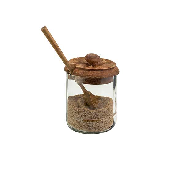 -31% Zuckerdose FLOWER klar, Weinflasche recycelt SONDERPREIS / CONTIGO Fairtrade Onlineshop