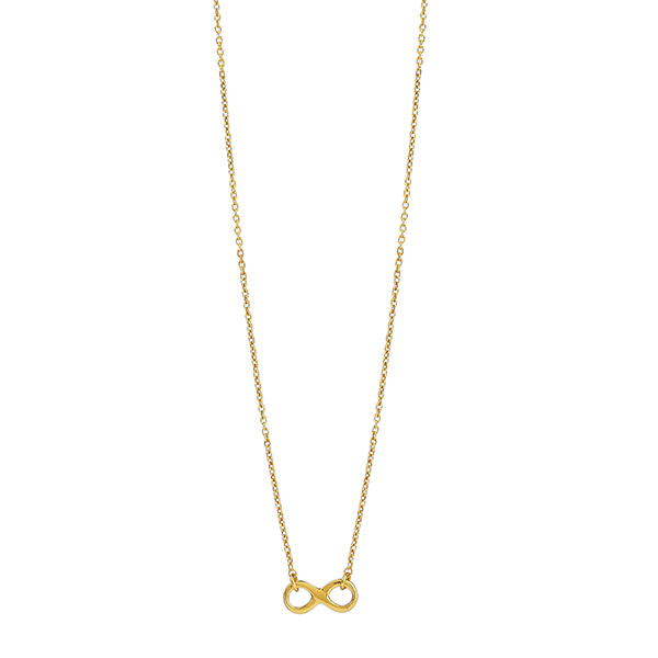 Halskette INFINITY, 22K vergoldet / CONTIGO Fairtrade Onlineshop