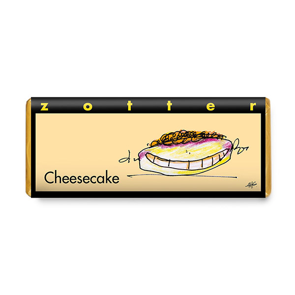 Zotter Cheesecake 70g BIO / CONTIGO Fairtrade Onlineshop