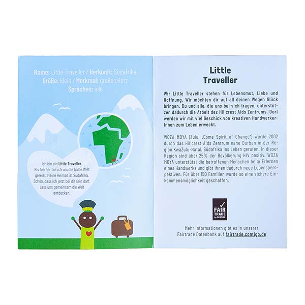 Anstecknadel PROUD TO BE ME Rainbow Traveller / CONTIGO Fairtrade Onlineshop