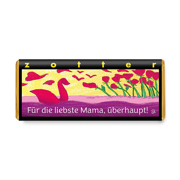 Zotter - Für die liebste Mama, überhaupt! 70g BIO / CONTIGO Fairtrade Onlineshop