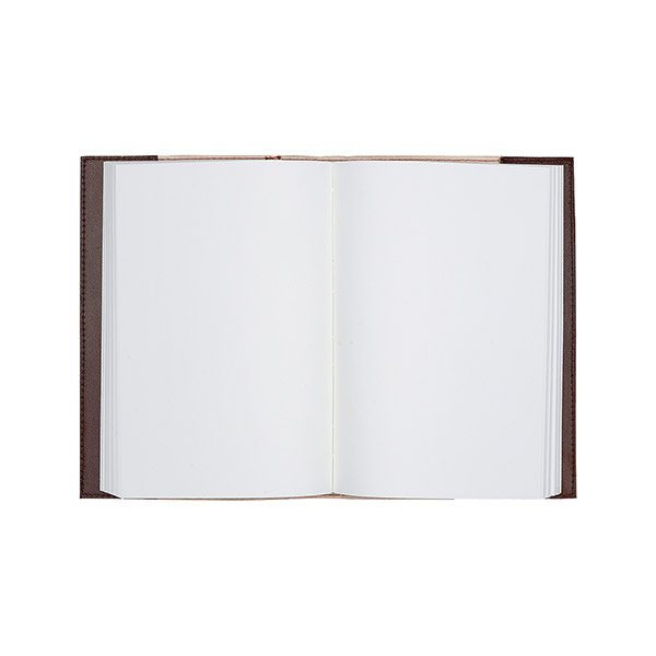 Notizbuch M BLATTWERK, dunkelbraun, nachfüllbar, Leder / CONTIGO Fairtrade Onlineshop