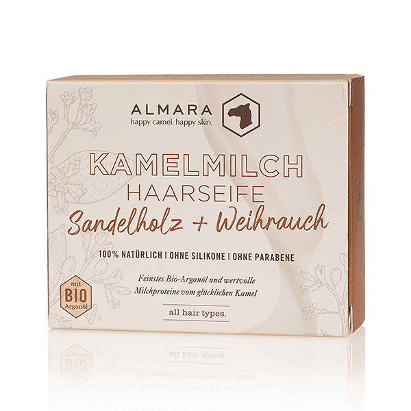 Almara Kamelmilch Haar und Körperseife 100g, Naturkosmetik / CONTIGO Fairtrade Onlineshop