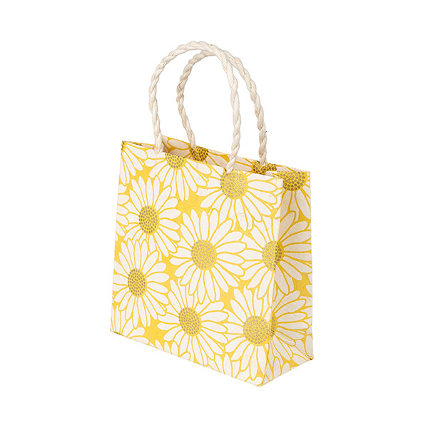 Geschenktüte XS SONNENBLUME, gelb-natur-gold / CONTIGO Fairtrade Onlineshop
