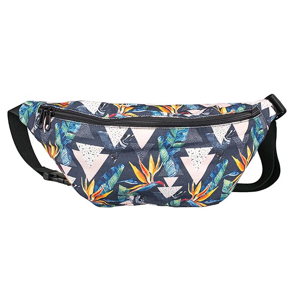 Crossbody Gürteltasche TROPICAL, Baumwoll-Canvas