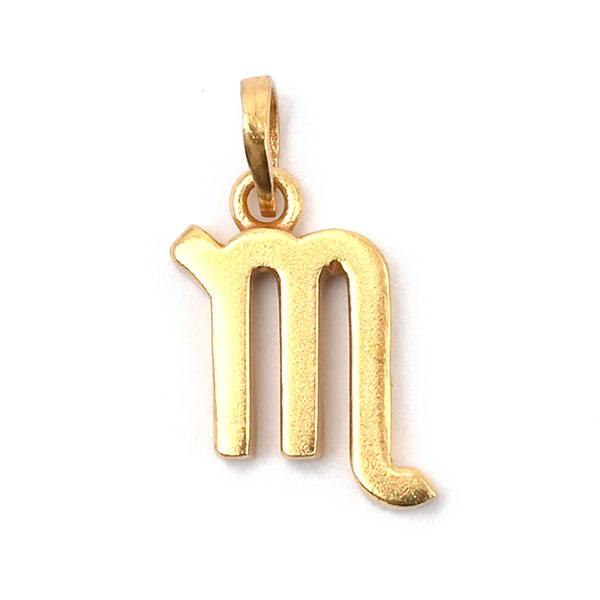Anhänger, Sternzeichen, Mix&Match, 22K vergoldet, Skorpion