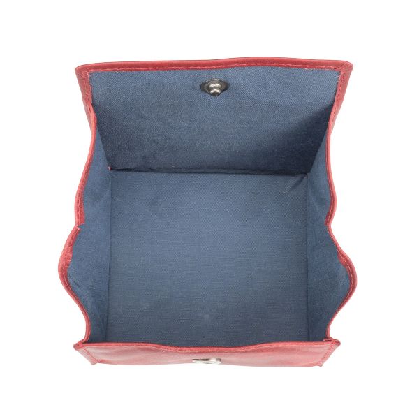 Börse VIENNA 9x10cm Vintage rot RFID-secure, Rindsleder / CONTIGO Fairtrade Onlineshop