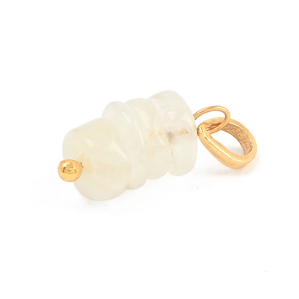 Anhänger, 4 Mondsteine, Mix&Match, 22K vergoldet / CONTIGO Fairtrade Onlineshop