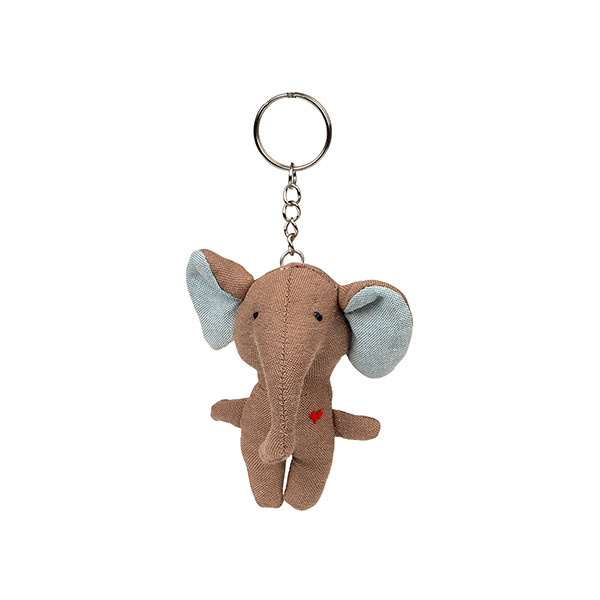 Schlüsselanhänger, Elefant TAMMO, braun / CONTIGO Fairtrade Onlineshop