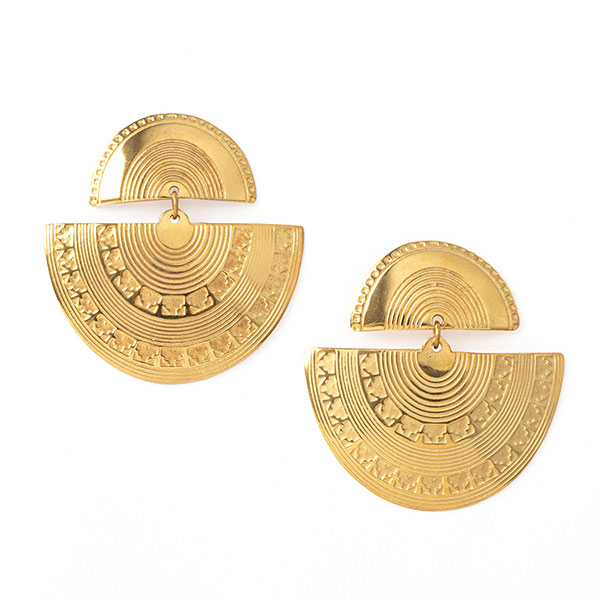 Ohrringe BOHO, Bronze