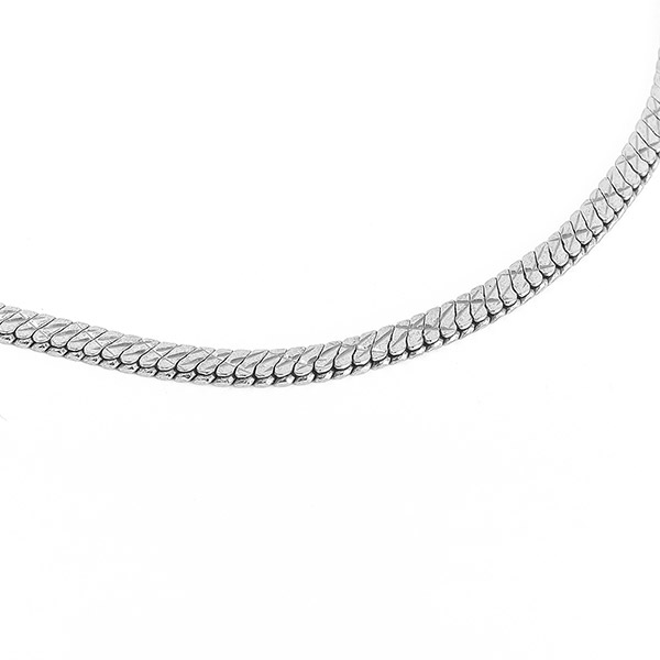 Armband, SNAKE CHAIN, versilbert / CONTIGO Fairtrade Onlineshop