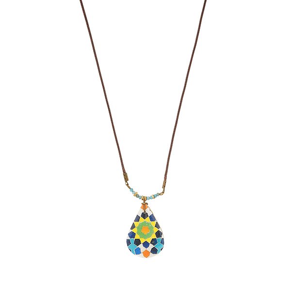 Halskette Tropfen Mosaik, Fliese