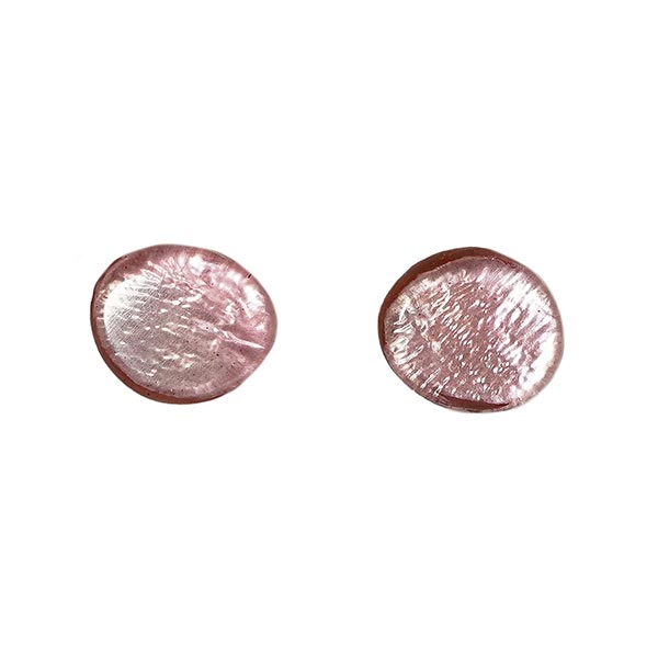 Ohrstecker mini rosé, Capiz