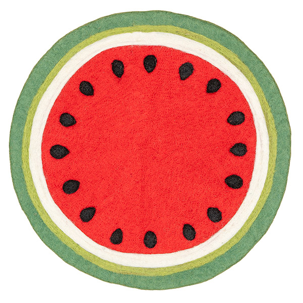 Sitzkissen MELONE rund, Wollfilz / CONTIGO Fairtrade Onlineshop