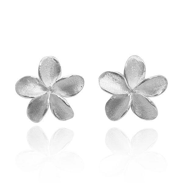 Ohrstecker FRANGIPANI, Silber