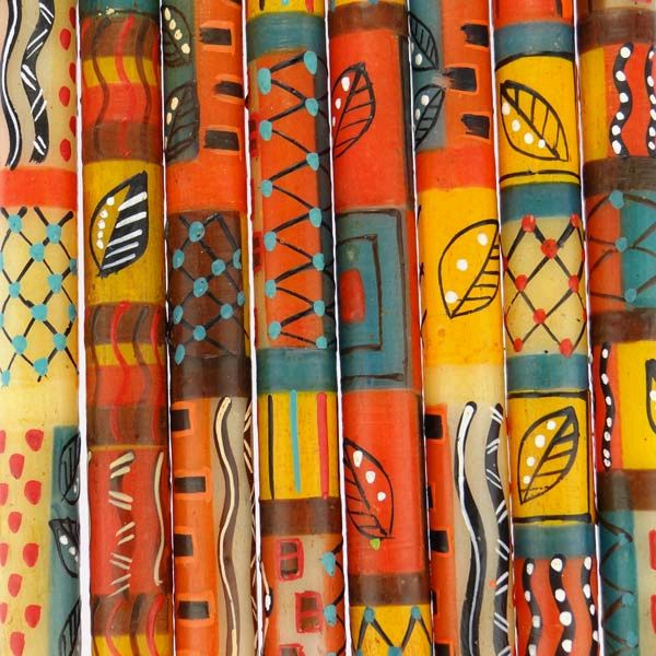 Stabkerze 23cm AFRICAN ODYSSEY, Kapula