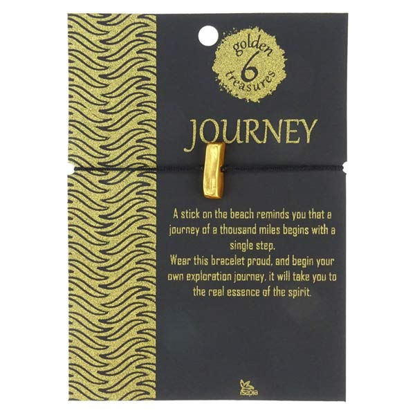 Armband JOURNEY - DIE REISE, 24 Karat vergoldet