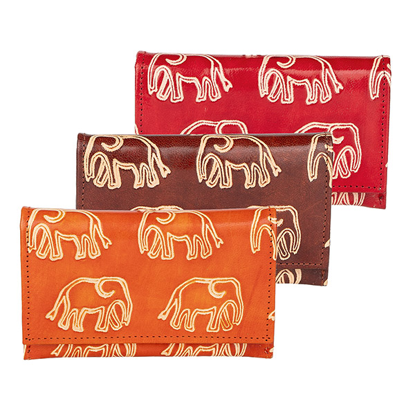 Schlüsseletui ELEFANT, Ziegenleder / CONTIGO Fairtrade Onlineshop