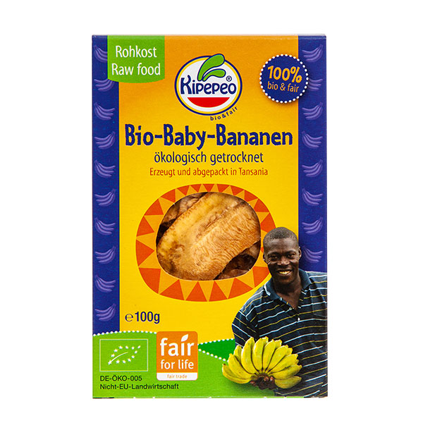 Baby - Bananen bio & fair, 100g / CONTIGO Fairtrade Onlineshop