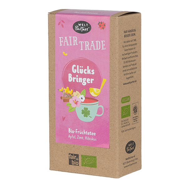 Glücksbringer Früchtetee BIO 90g lose / CONTIGO Fairtrade Onlineshop