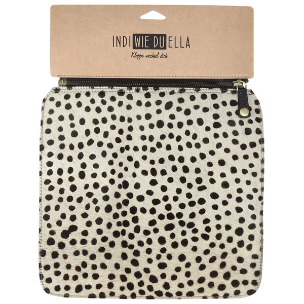Wechselklappe HAIR Dog IndiWIEDUella, Rindsleder