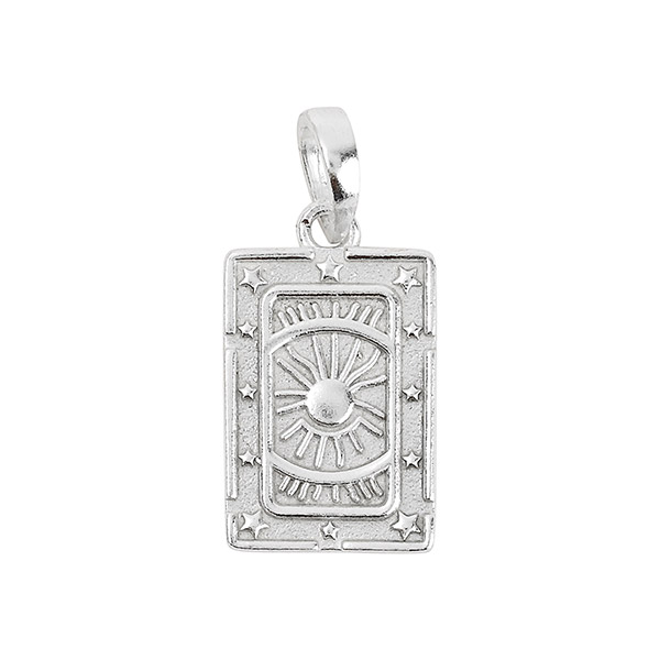Anhänger Sonne & Sterne Mix&Match, versilbert / CONTIGO Fairtrade Onlineshop