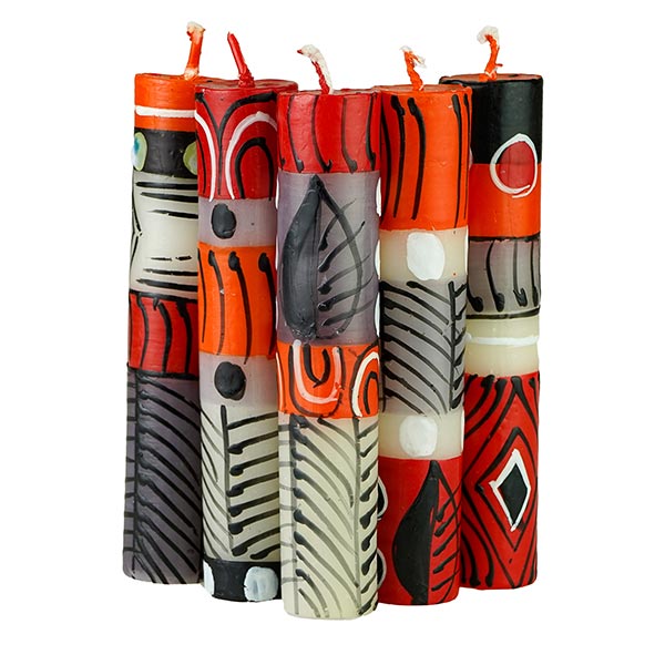 Stabkerze 12cm FIRE & SUN, Kapula / CONTIGO Fairtrade Onlineshop