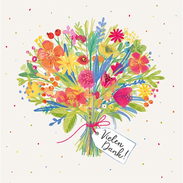 Grußkarte S Vielen Dank Grußkarte S Vielen Dank