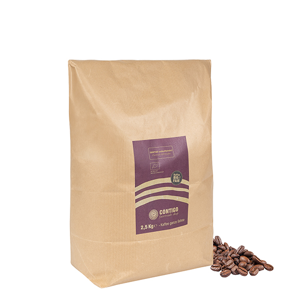 Bohne Entkoffeiniert BIO 2,5 Kg Tüte