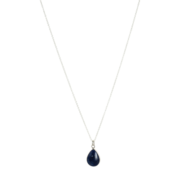 Halskette GOTA Sodalith, Silber / CONTIGO Fairtrade Onlineshop