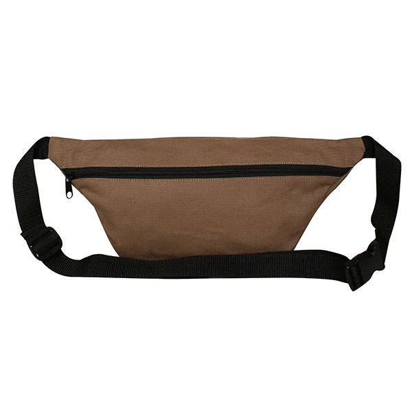 Crossbody Gürteltasche, UNI mokka-braun, Baumwoll-Canvas / CONTIGO Fairtrade Onlineshop