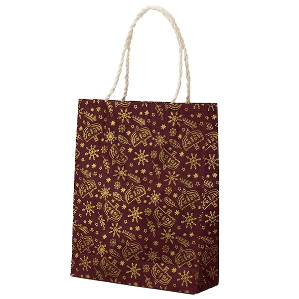 Geschenktüte L DOVE weinrot, Loktapapier