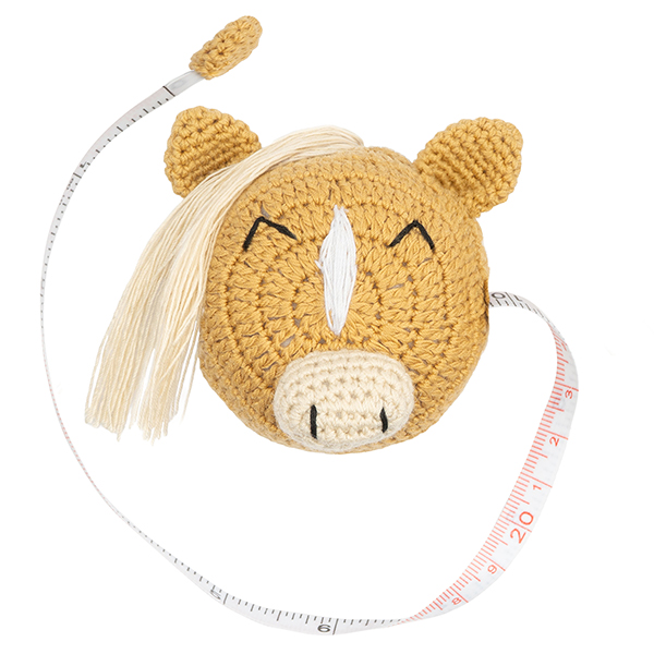 Maßband Pony, gehäkelt, handgemacht