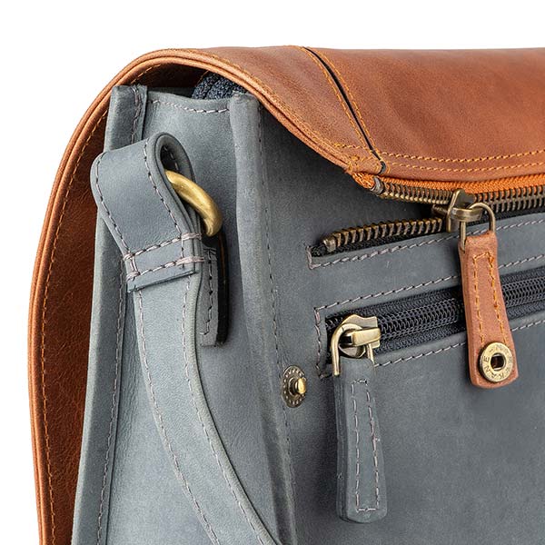 Handtasche Taschenkörper (ohne Klappe) blau IndiWIEDUella / CONTIGO Fairtrade Onlineshop