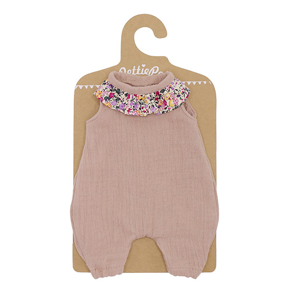 PettiePet Overall mit Bubikragen, puder / CONTIGO Fairtrade Onlineshop