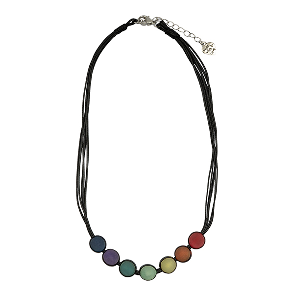 Halskette Puntos RAINBOW, Palmnuss