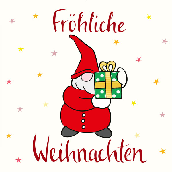 Grußkarte S Fröhliche Weihnachten Grußkarte S Fröhliche Weihnachten