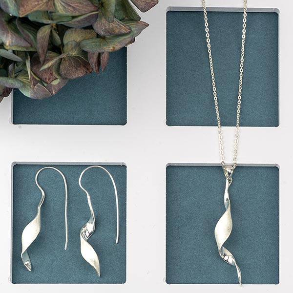 Halskette Magic Lines, Silber / CONTIGO Fairtrade Onlineshop