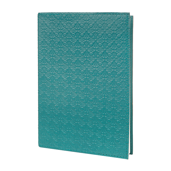 Notizbuch M MANDALA FLOWER, türkis, nachfüllbar, Leder Notizbuch M MANDALA FLOWER, türkis, nachfüllbar, Leder