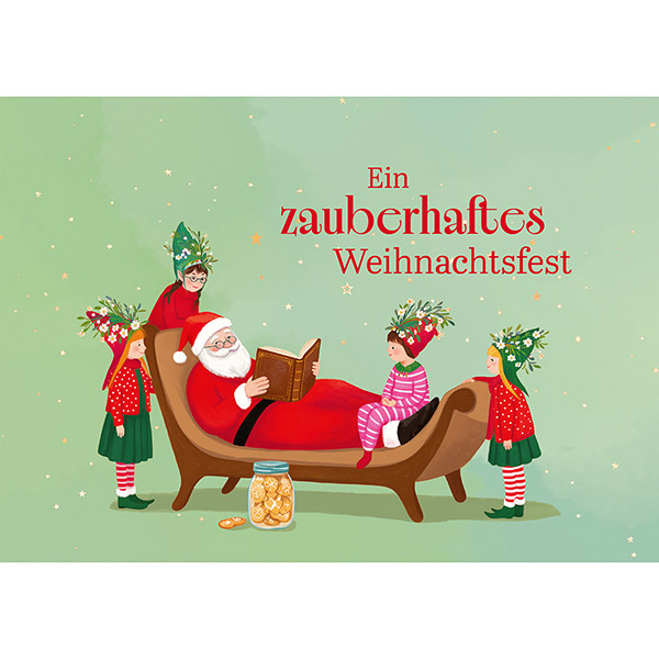 Grußkarte M Ein zauberhaftes Weihnachtsfest / CONTIGO Fairtrade Onlineshop