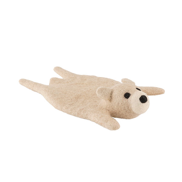 Glasuntersetzer BÄR, Wollfilz / CONTIGO Fairtrade Onlineshop