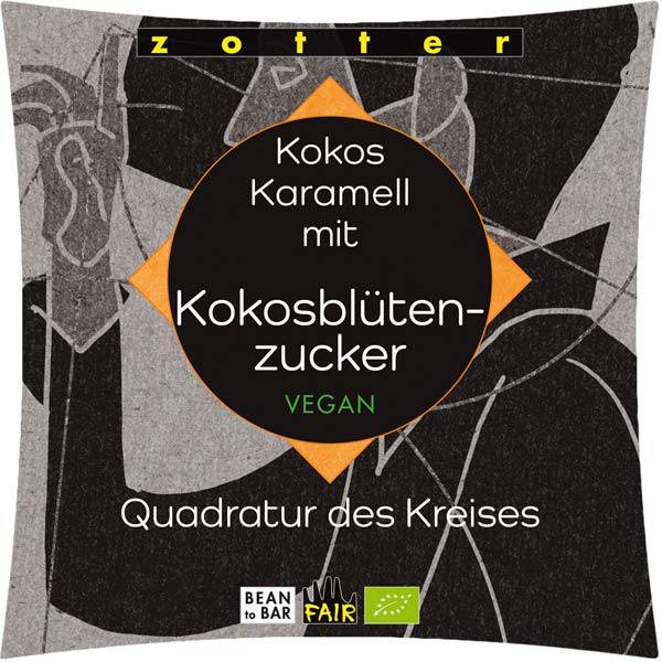 Kokos Karamell mit Kokosblütenzucker 70g, vegan