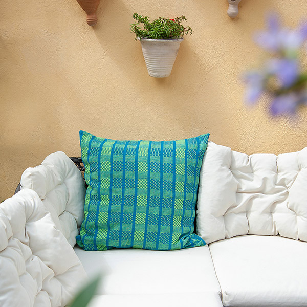 Kissenhülle LORO 40x40cm, Baumwolle (recycelt) / CONTIGO Fairtrade Onlineshop