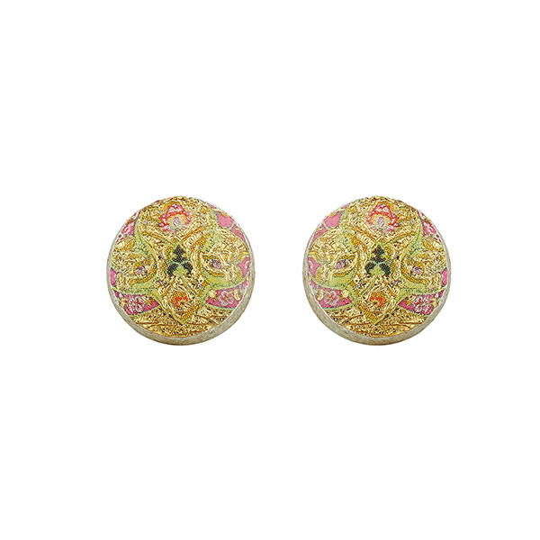 Ohrstecker Ornament gold, Fliese