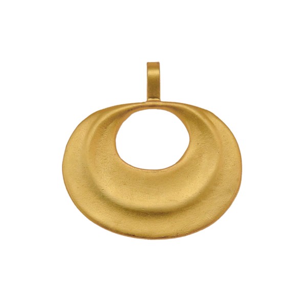 Anhänger COLLAR, Zinn vergoldet, fairmined