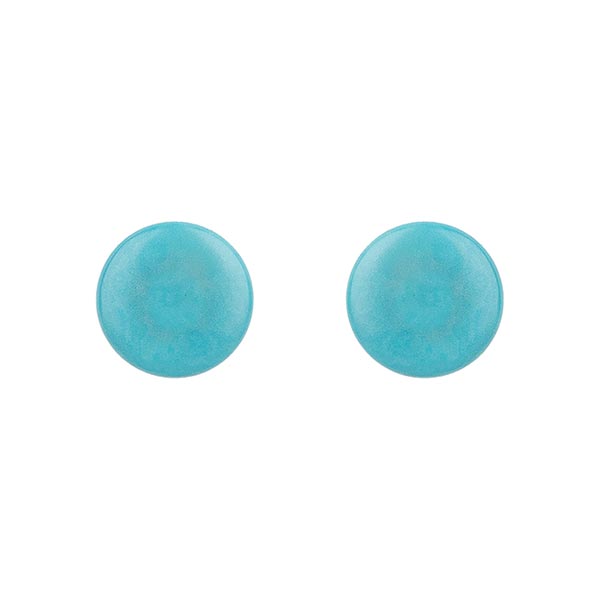 Ohrstecker confetto aqua, Tagua